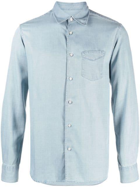 button-up lyocell shirt by OFFICINE GENERALE
