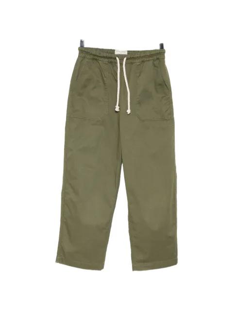 drawstring-waistband patch-pocket trousers by OFFICINE GENERALE