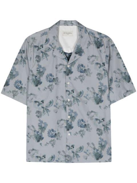 floral-print cotton shirt by OFFICINE GENERALE