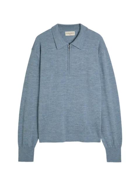 half-zip polo sweater by OFFICINE GENERALE