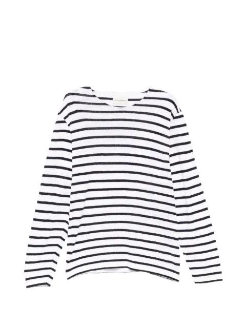 horizontal-stripe long-sleeve T-shirt by OFFICINE GENERALE