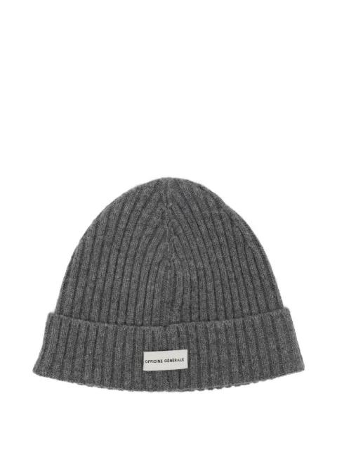 logo-patch beanie by OFFICINE GENERALE