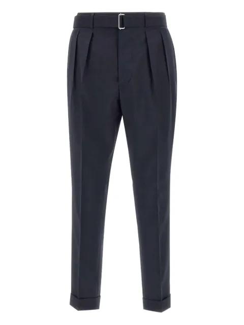 pleated belted trousers by OFFICINE GENERALE
