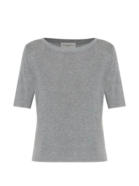 ribbed round neck t-shirt by OFFICINE GENERALE