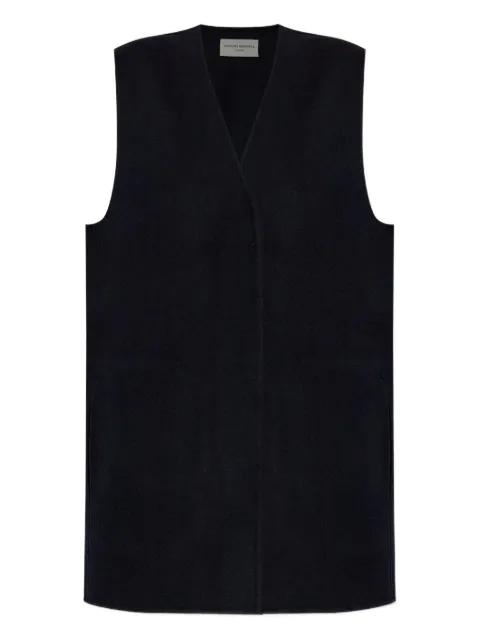 v-neck wool vest by OFFICINE GENERALE