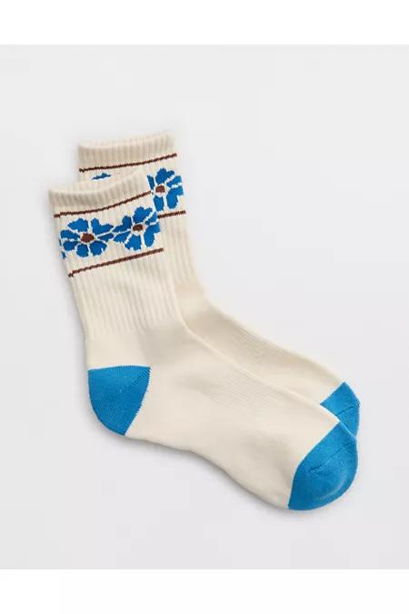 OFFLINE By Aerie Crew Socks Women's Crystal by OFFLINE