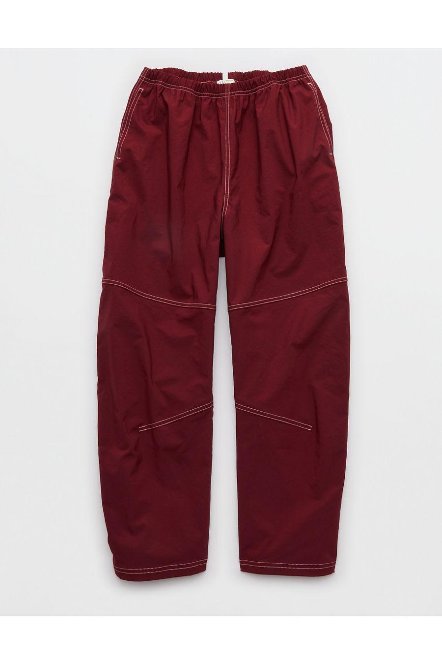 OFFLINE By Aerie Nice Moves Barrel Pant Women's Raisin Red by OFFLINE