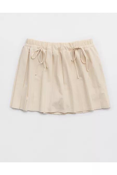 OFFLINE By Aerie Pleated Bow Skirt Women's Cake Batter by OFFLINE