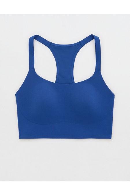 OFFLINE By Aerie Real Me Hold Up Racerback Sports Bra Women's Anniversary Blue L DD by OFFLINE