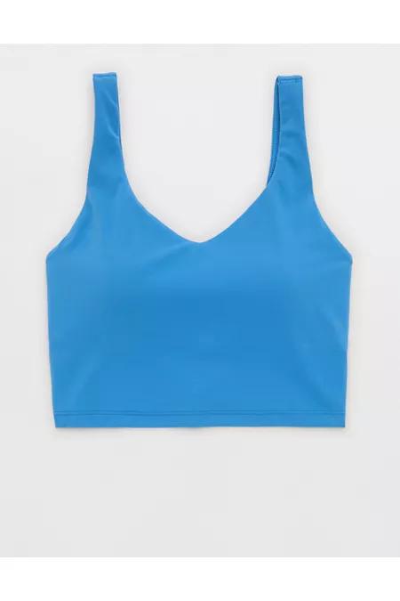 OFFLINE By Aerie Real Meow Keyongline Sports Bra Women's Sky Blue by OFFLINE