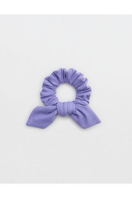 OFFLINE By Aerie The Hugger Bow Scrunchie Women's Solar Violet One Size by OFFLINE