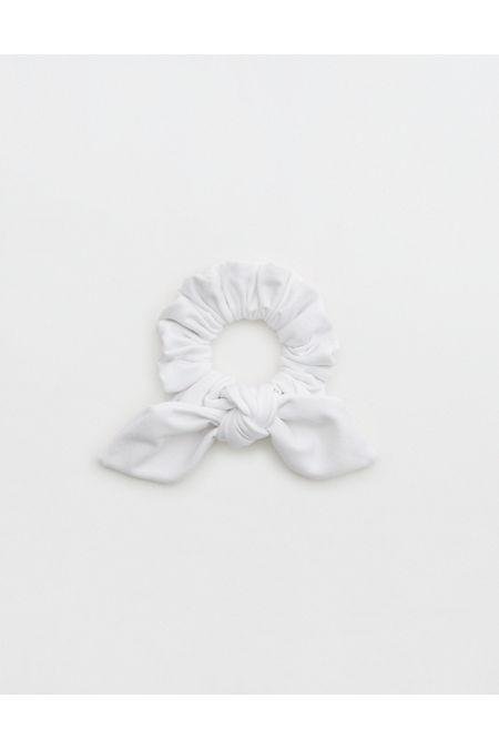 OFFLINE By Aerie The Hugger Bow Scrunchie Women's White One Size by OFFLINE