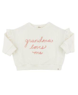 Girls' Grandma Loves Me Millie Sweatshirt - Baby by OH BABY!