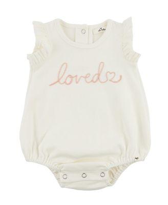 Girls' Loved Embroidered Bubble - Baby by OH BABY!