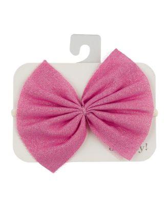 Girls' Sparkle Gathered Bow Headband - Baby by OH BABY!
