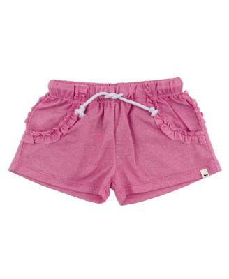 Girls' Sparkle Ruffle Pocket Lottie Short - Baby by OH BABY!