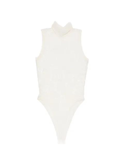 turtle-neck bodysuit by OH CARLA