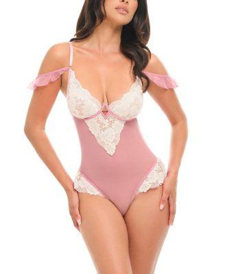 Cassandra Sheer Lace Teddy by OH LA LA CHERI