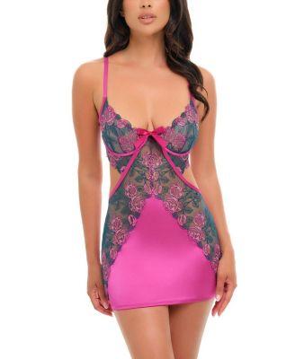 Rosie Open Back Underwire Babydoll by OH LA LA CHERI