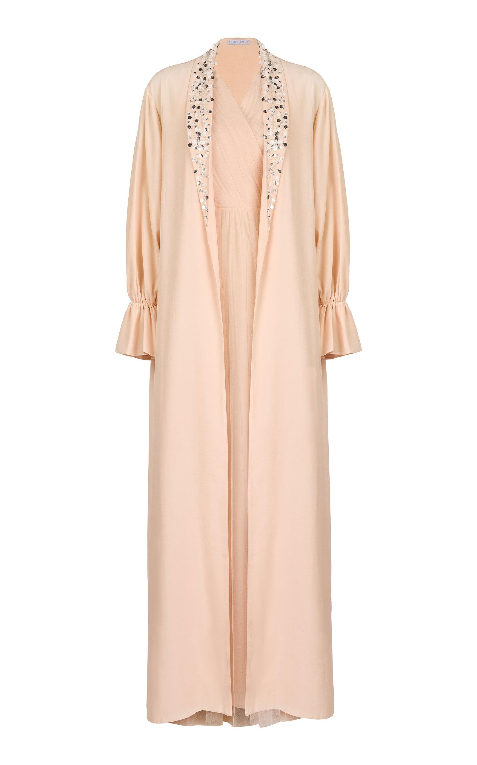 Ola by Ohaila Khan Wrapped Tulle Gown - Moda Operandi by OLA BY OHAILA KHAN