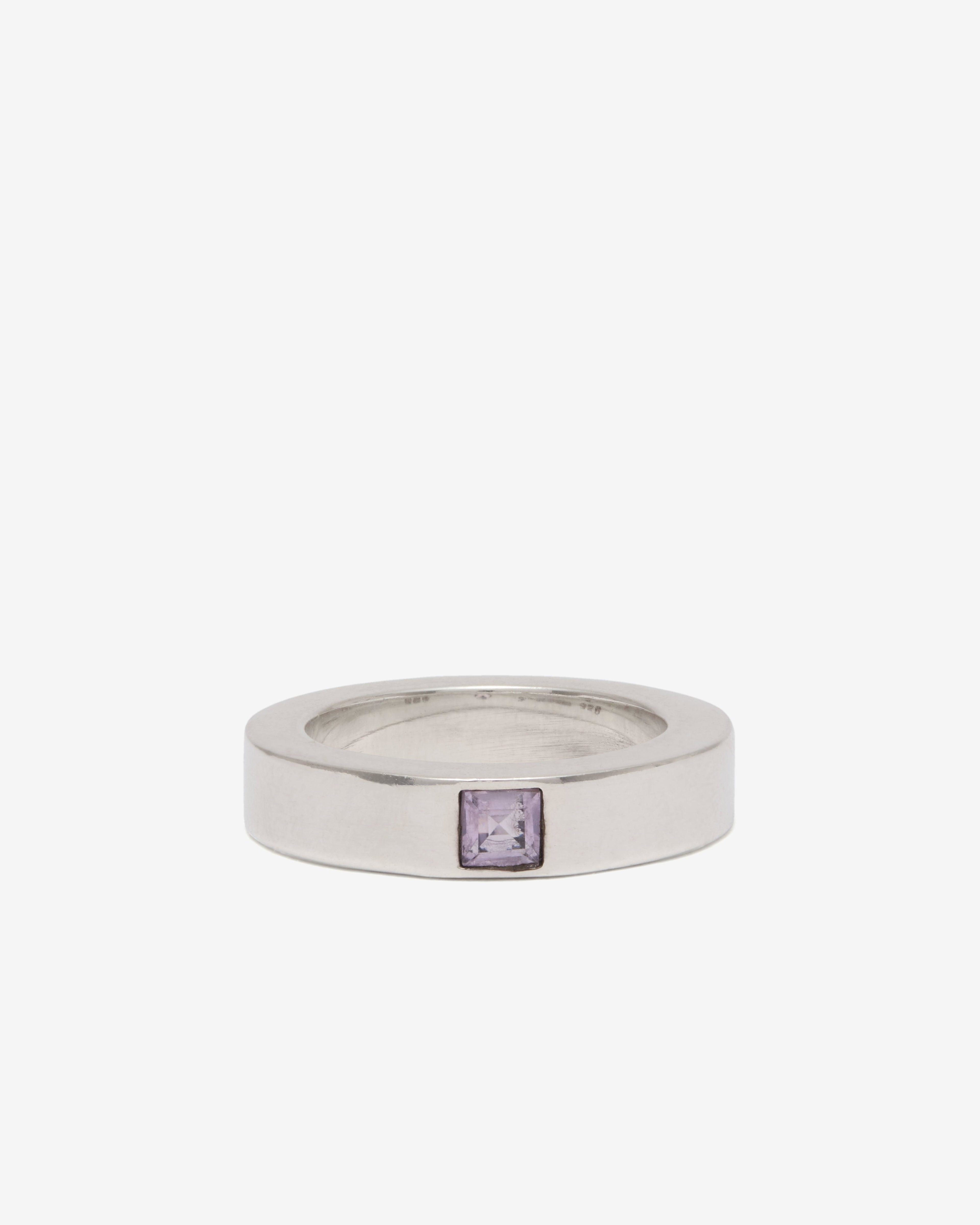 Old Jewelry - Amethyst Ring - (Silver) by OLD JEWELRY