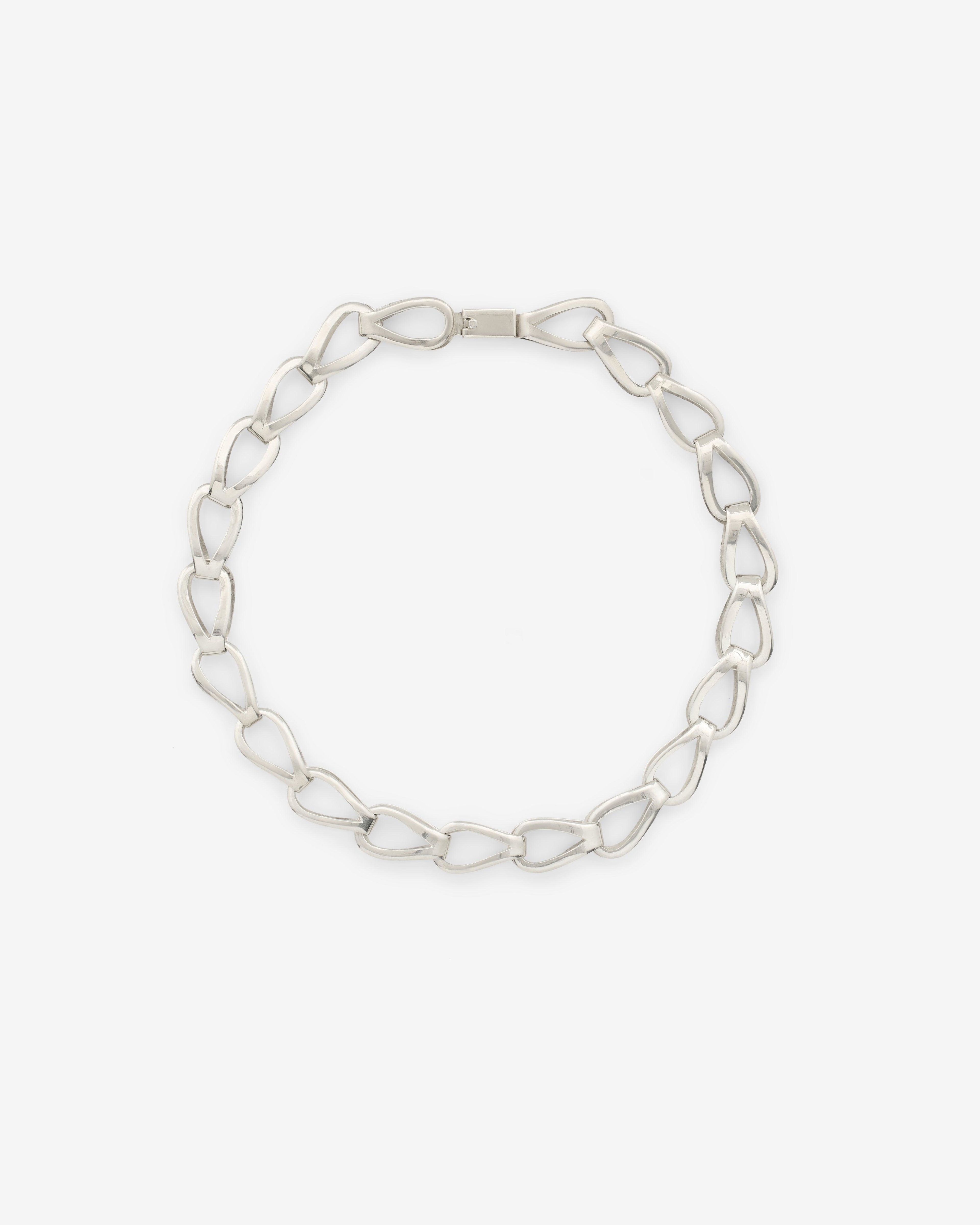 Old Jewelry - Dew Loop Necklace - (Silver) by OLD JEWELRY