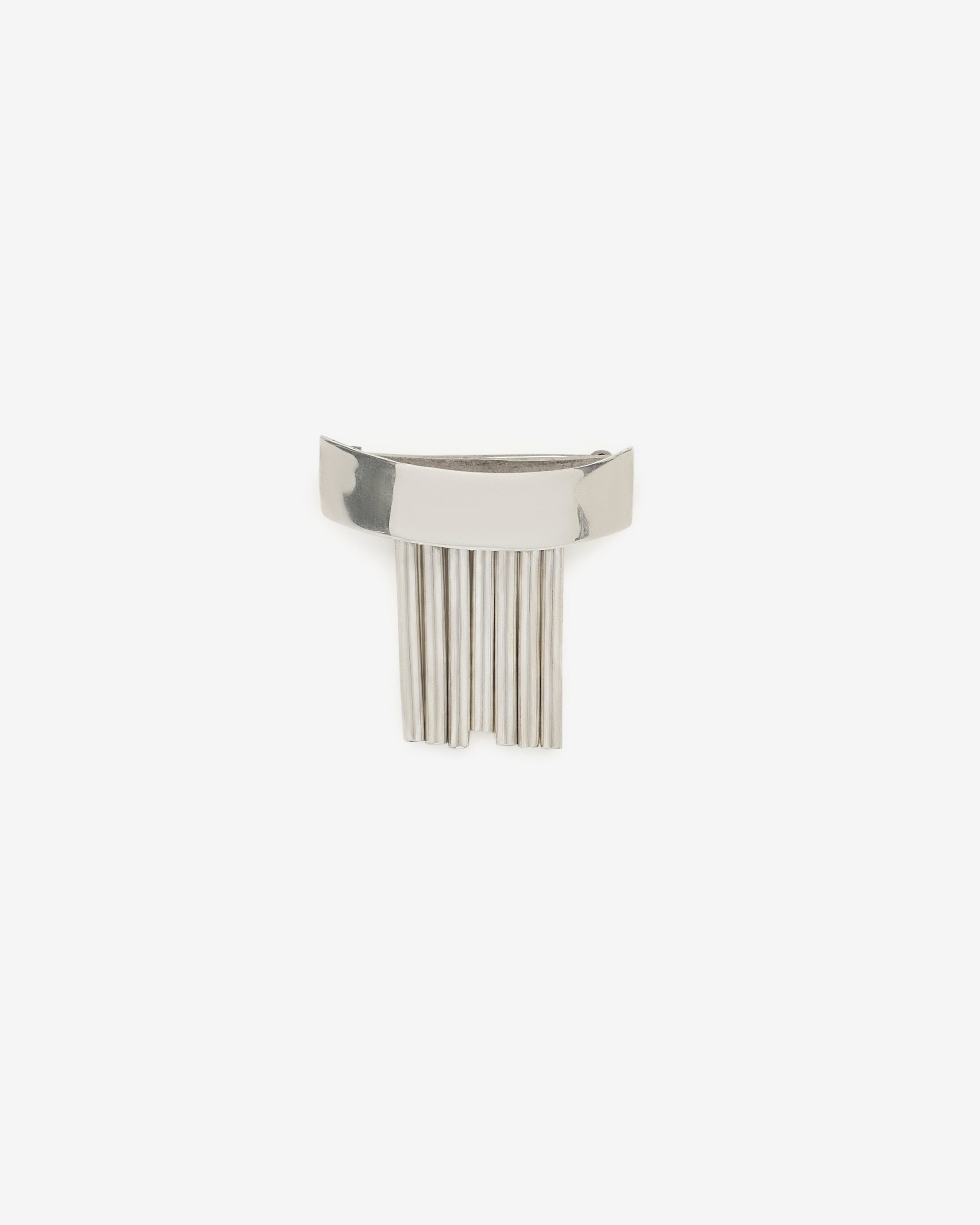 Old Jewelry - Round Rod Charm Pin - (Silver) by OLD JEWELRY