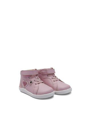 Girls' Ruffle Heart Leather Sneakers - Baby by OLD SOLES