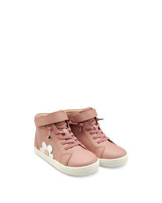 Girls' Sole Base Flower Kiss Leather Sneakers - Toddler by OLD SOLES
