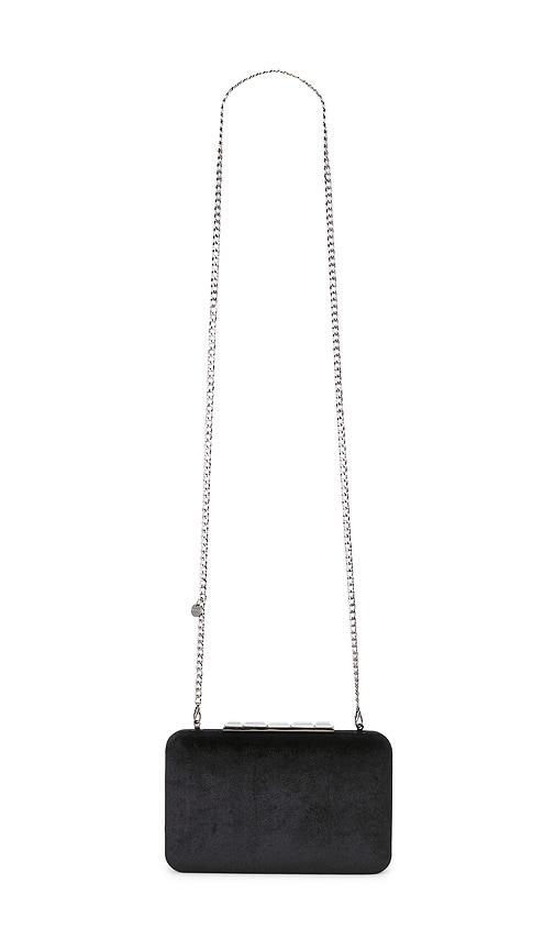 olga berg Eleanor Crystal Top Handle Bag in Black by OLGA BERG