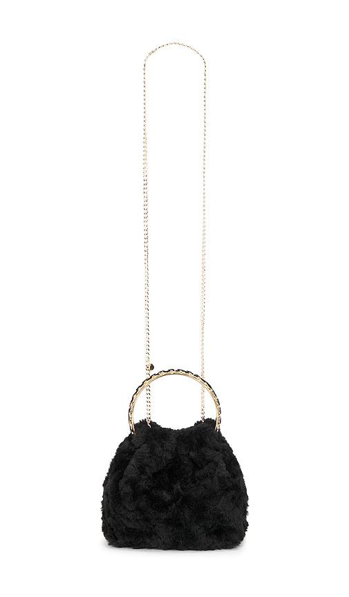 olga berg Philippa Top Handle Bag in Black by OLGA BERG