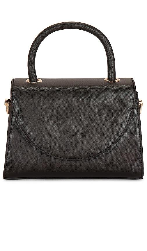 olga berg Sasha Top Handle Bag in Black by OLGA BERG