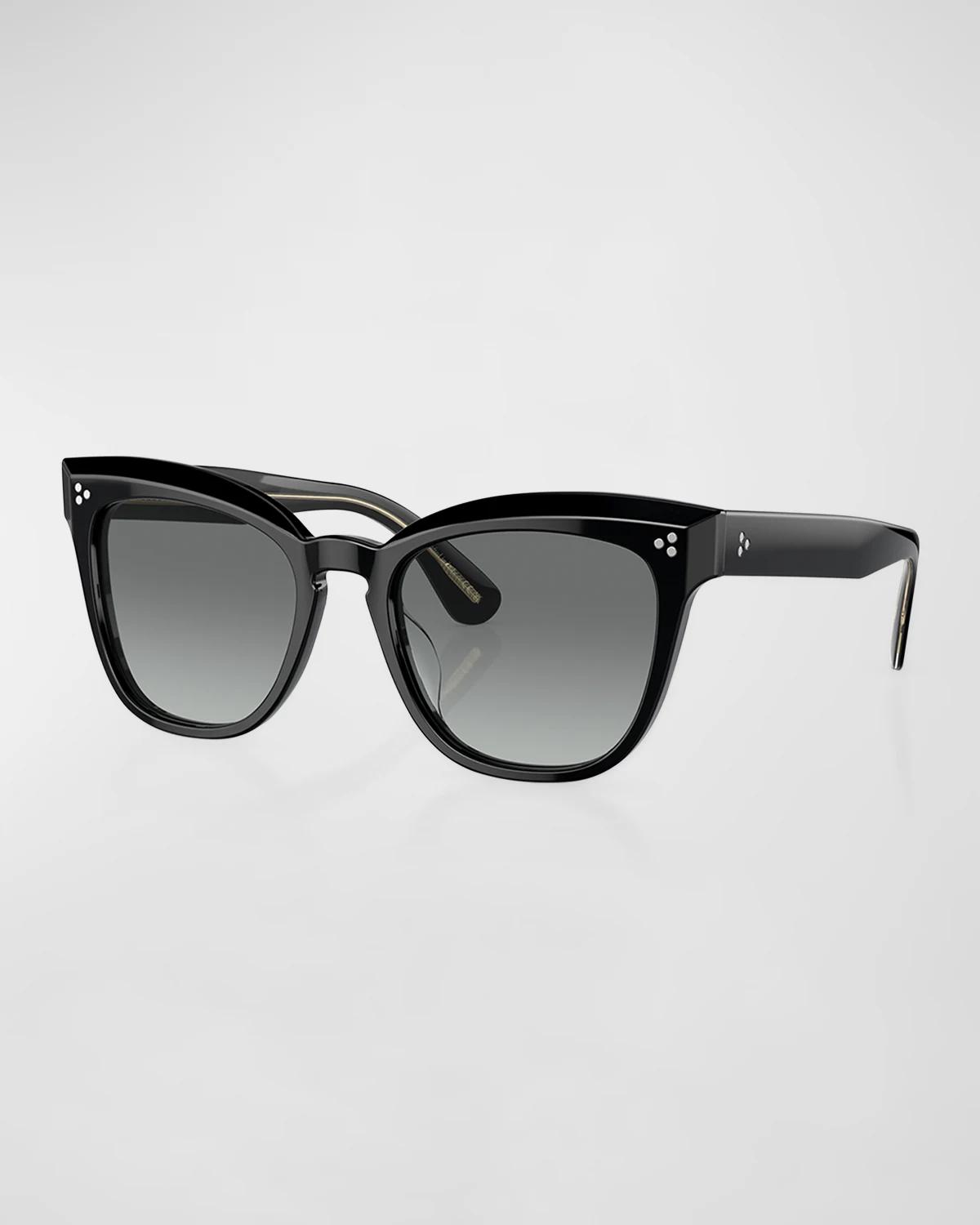 Beveled Acetate Butterfly Sunglasses by OLIVER PEOPLES