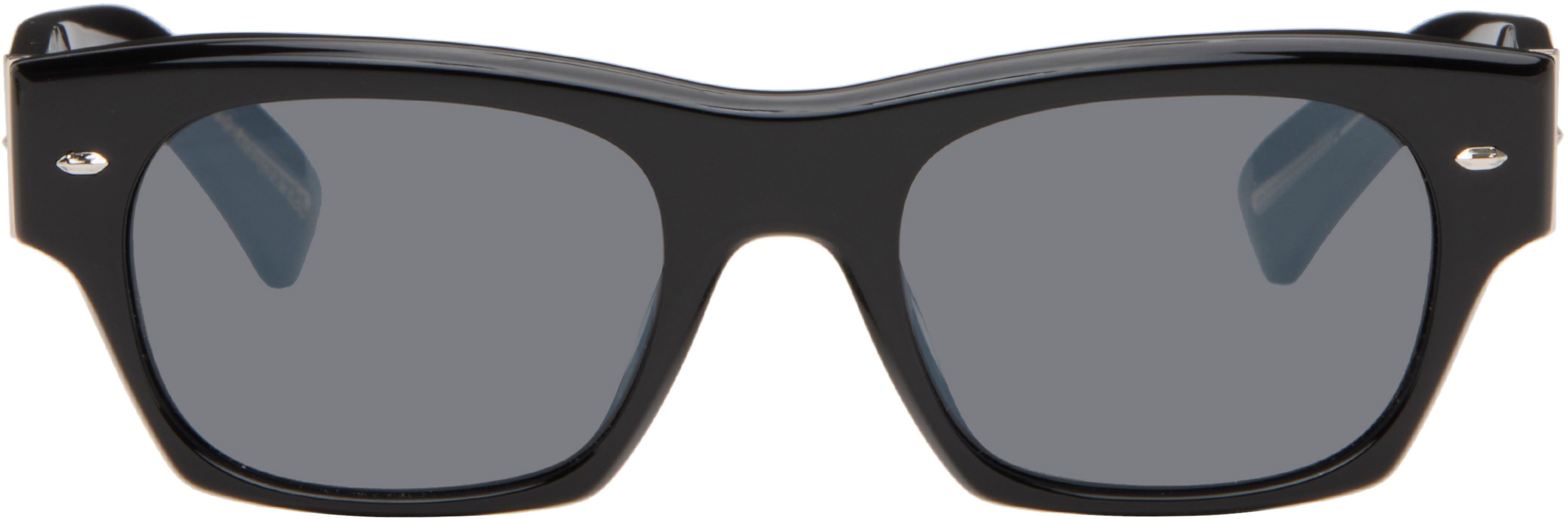 Black Kasdan 18K Sunglasses by OLIVER PEOPLES