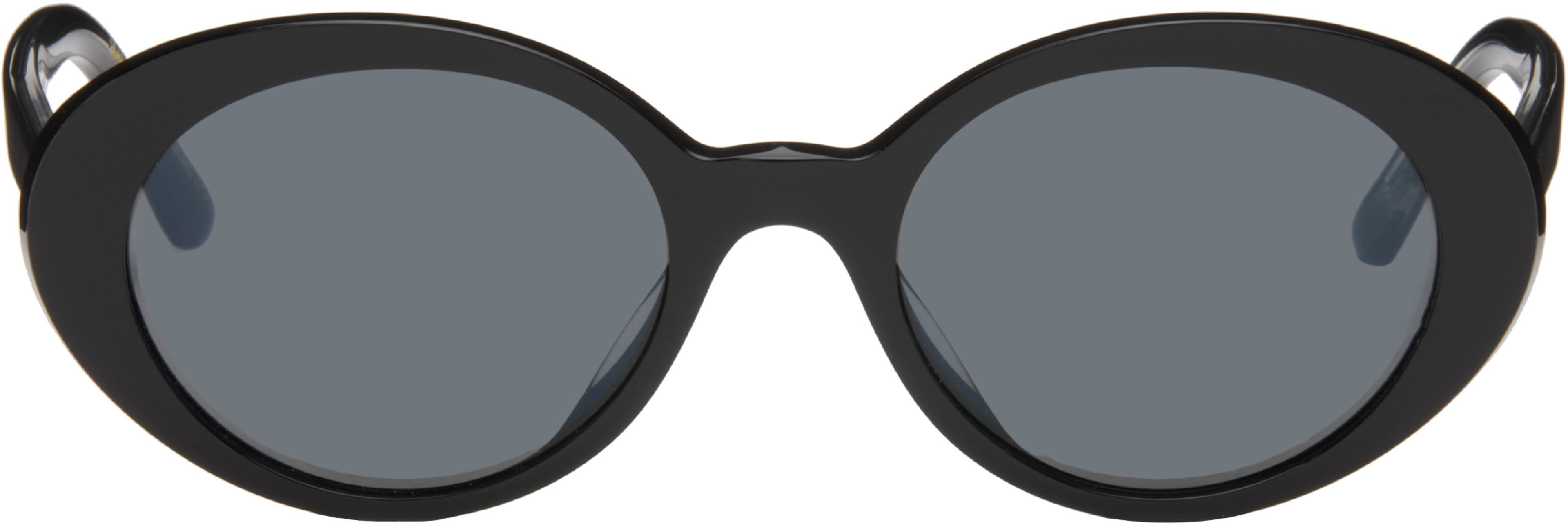 Black Lumar Sunglasses by OLIVER PEOPLES