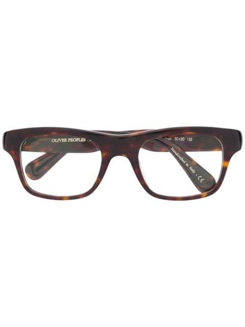 Brisdon rectangular-frame glasses by OLIVER PEOPLES