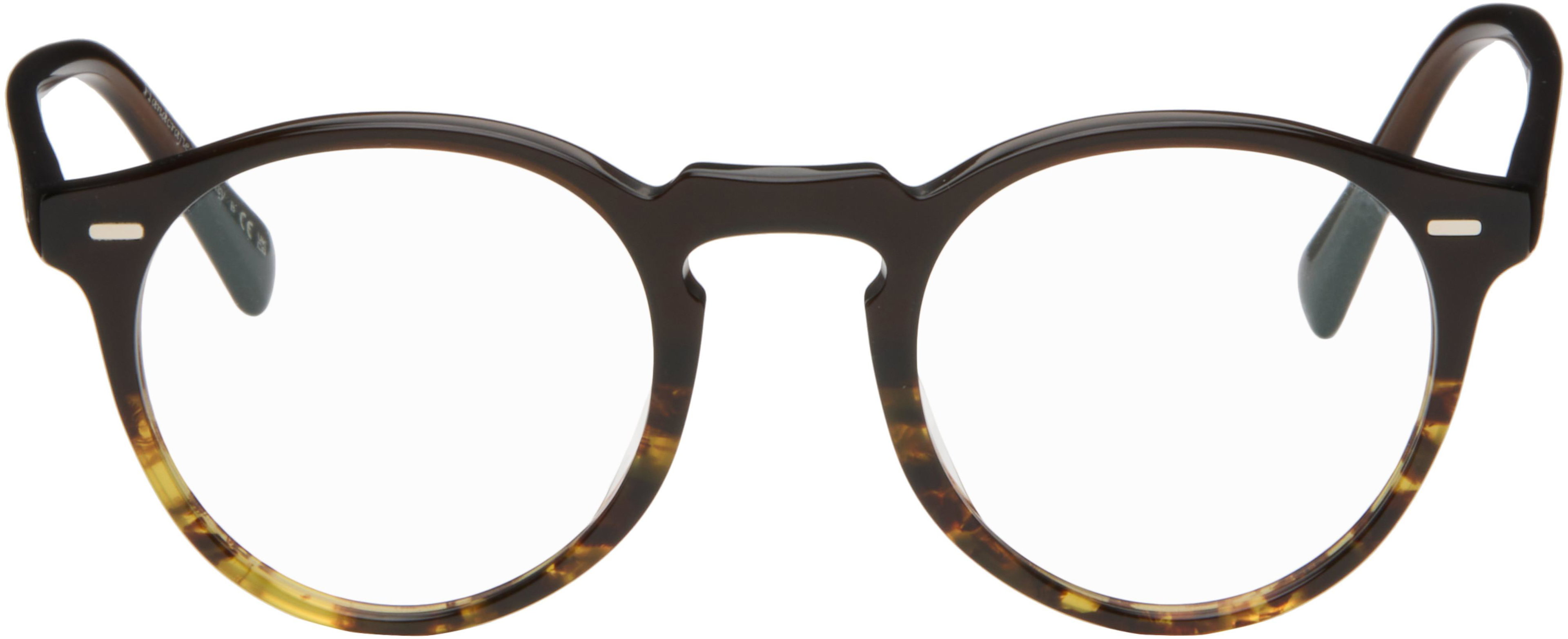 Brown Gregory Peck Glasses by OLIVER PEOPLES