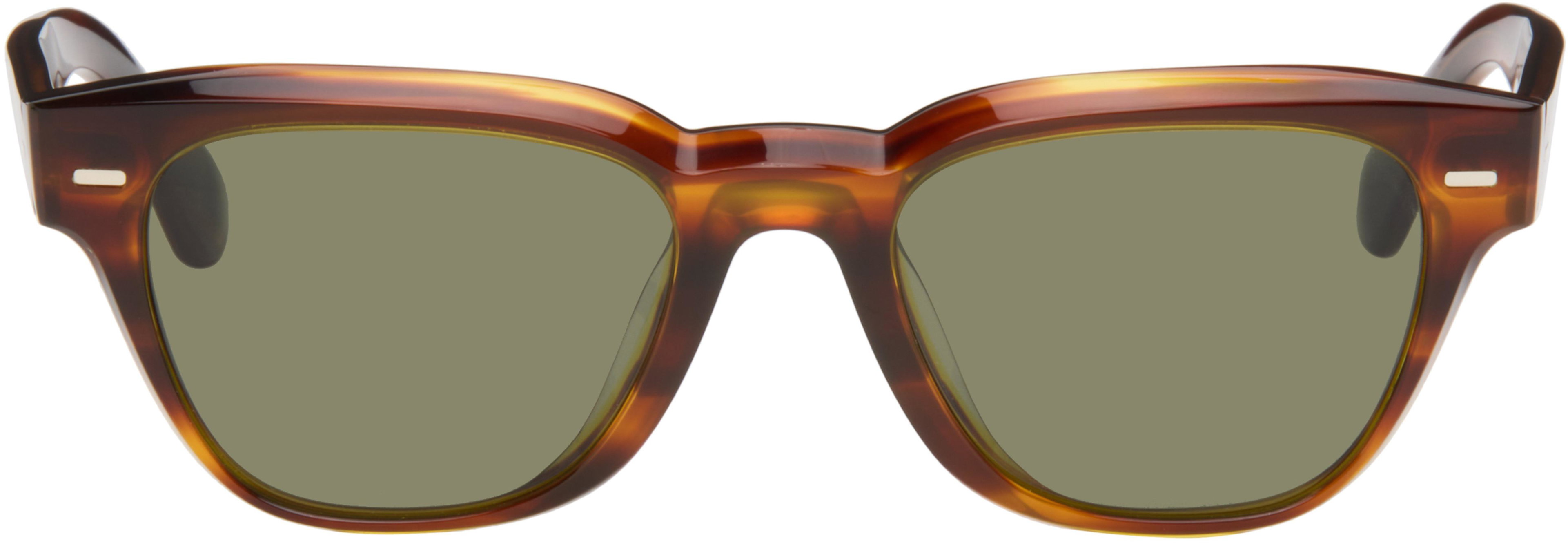 Brown Rueny Sunglasses by OLIVER PEOPLES