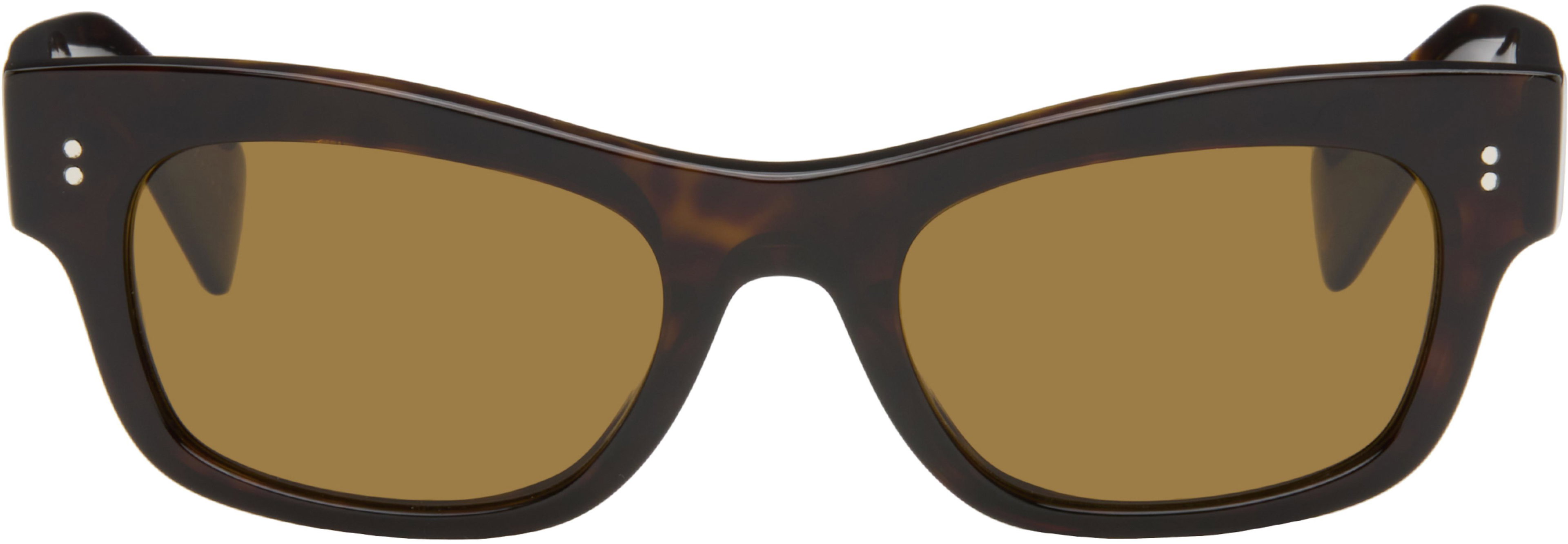 Brown Sonia Sunglasses by OLIVER PEOPLES