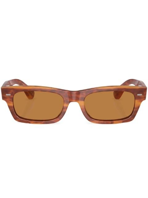 Davri rectangle-frame sunglasses by OLIVER PEOPLES