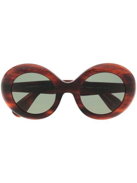 Dejeanne bubble sunglasses by OLIVER PEOPLES