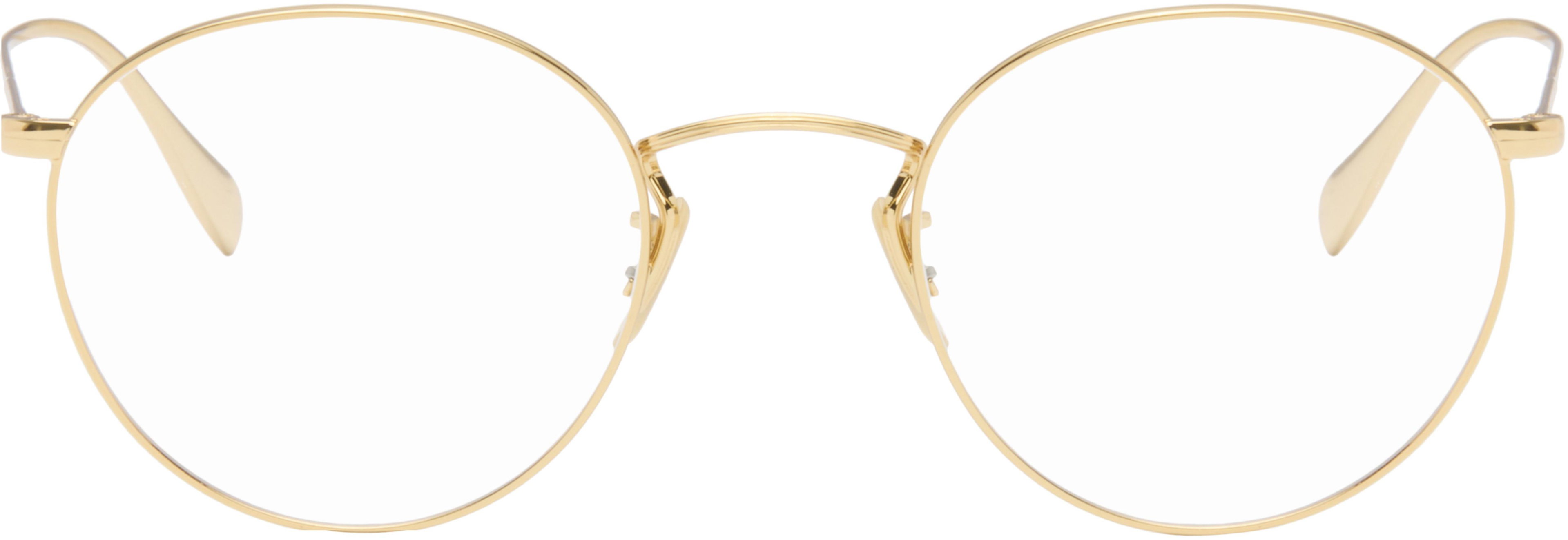 Gold Coleridge Glasses by OLIVER PEOPLES