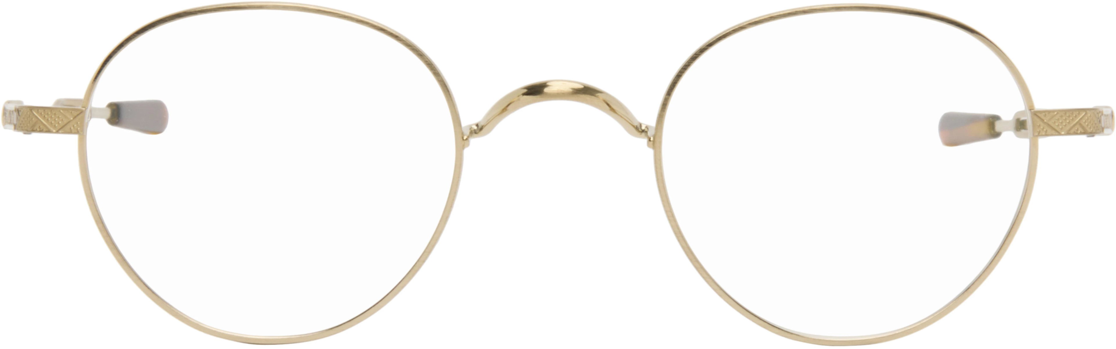 Gold Kinston Glasses by OLIVER PEOPLES