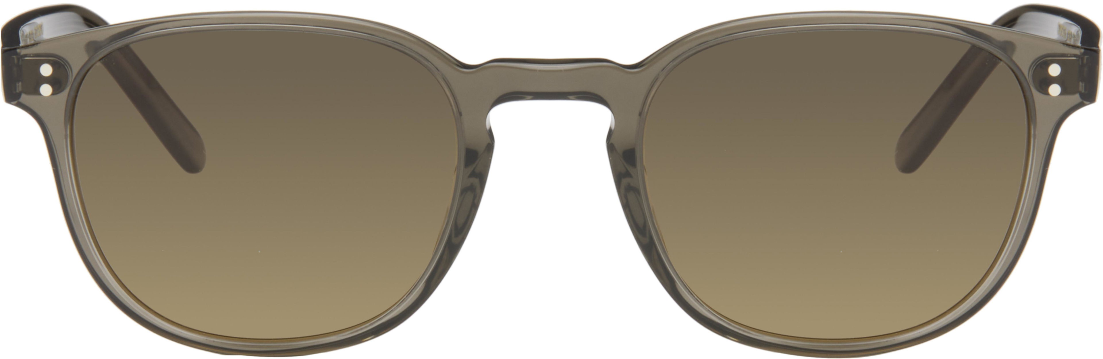Gray Fairmont Sunglasses by OLIVER PEOPLES
