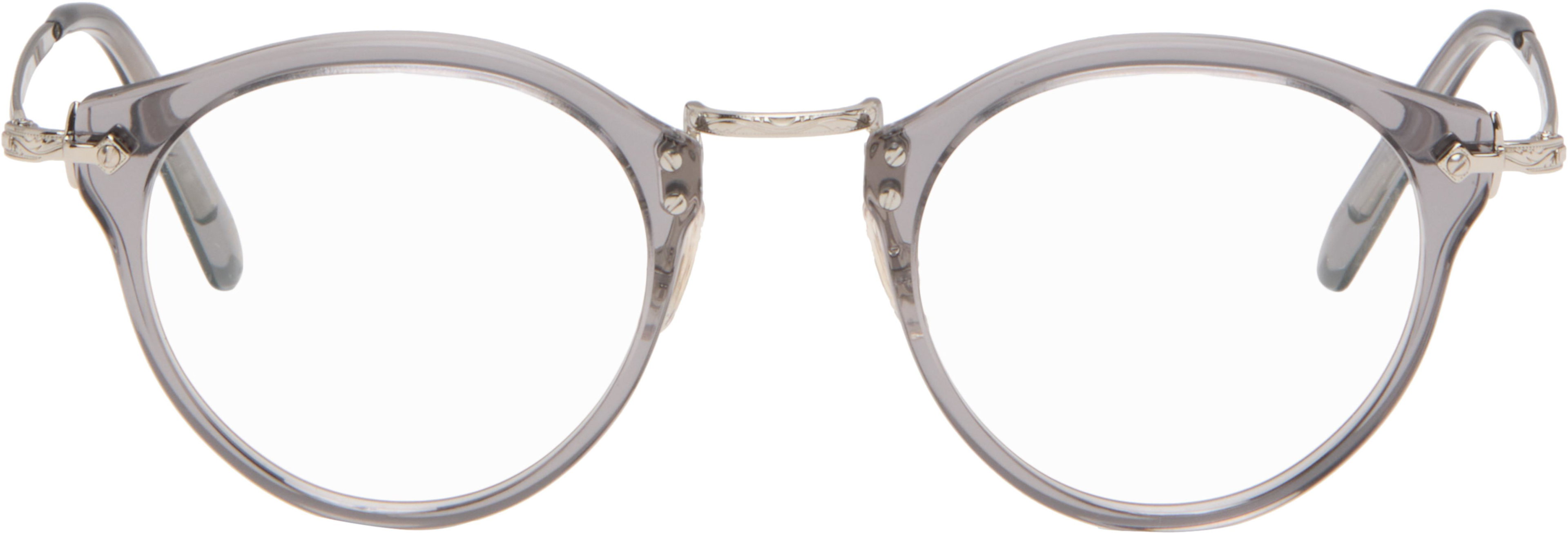 Gray OP-505 Glasses by OLIVER PEOPLES