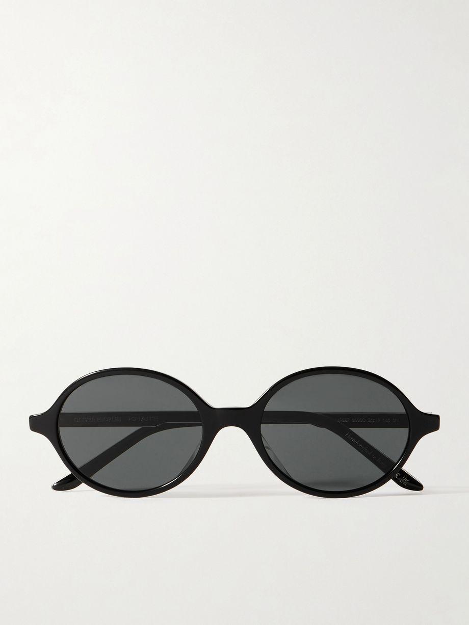 + KHAITE 1989C round-frame acetate and gold-tone sunglasses by OLIVER PEOPLES