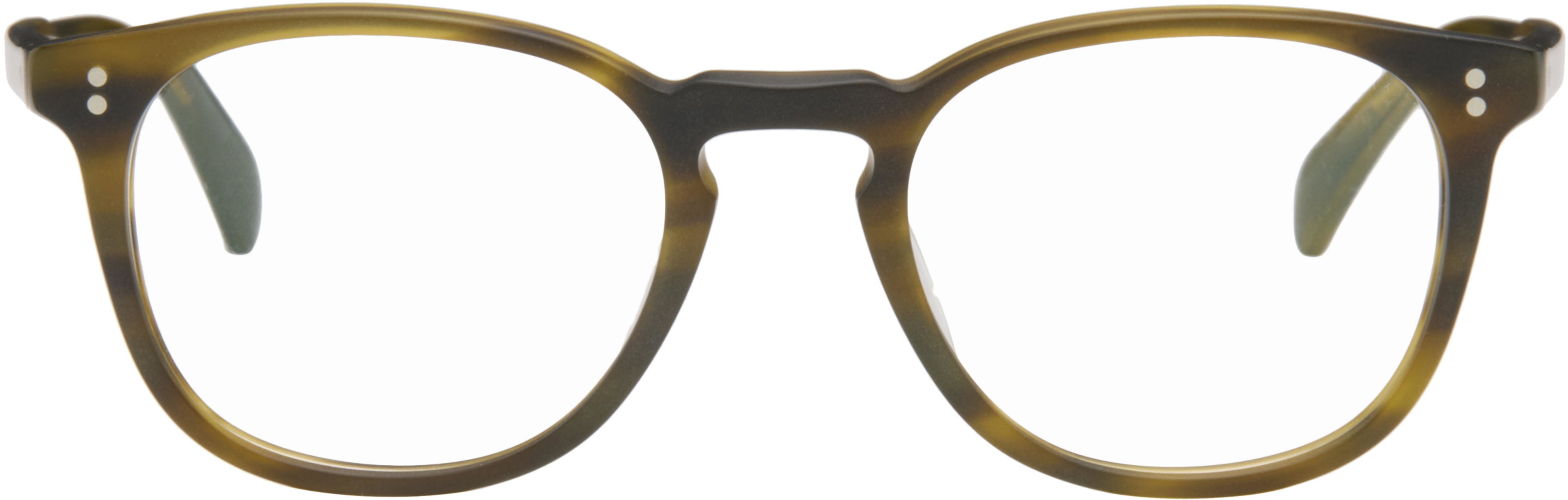 Khaki Finley Esq. Glasses by OLIVER PEOPLES