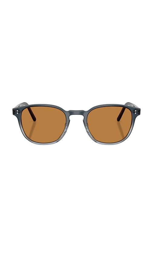Oliver Peoples Fairmont Sun Irregular Sunglasses in Black by OLIVER PEOPLES