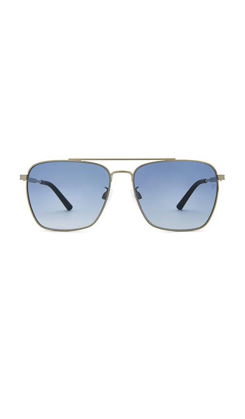Oliver Peoples R-15 Sunglasses in Metallic Silver by OLIVER PEOPLES