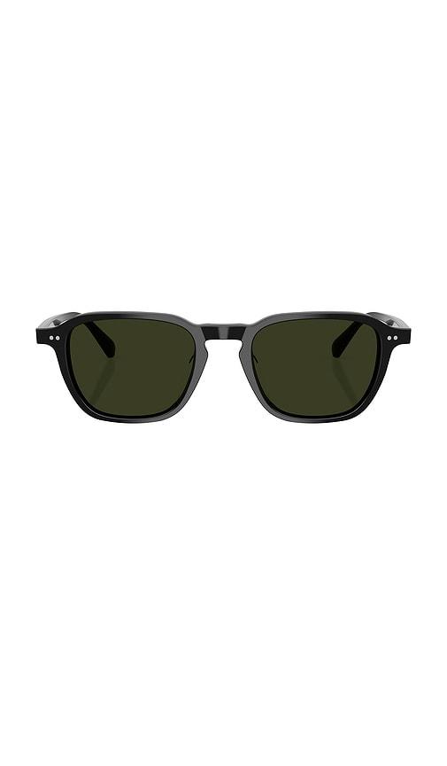 Oliver Peoples Square Sunglasses in Black by OLIVER PEOPLES